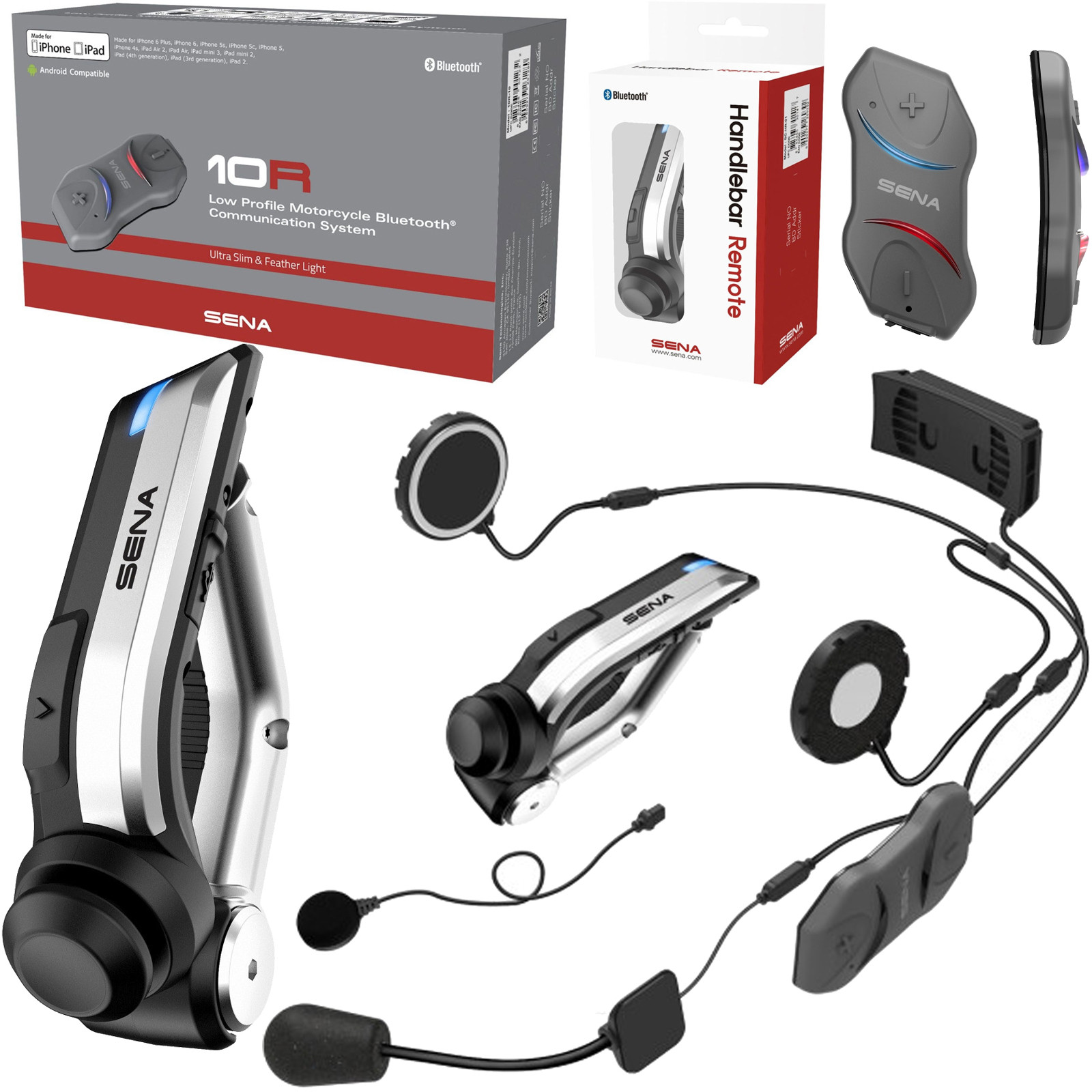 Køb Sena 10R motorcykel headset billige Bikeroutfit.dk