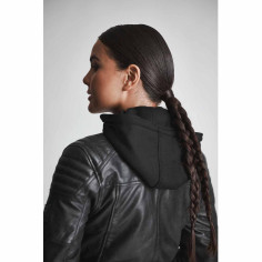 Modeka Edda Lady II motorcykeljakke til damer i CE-læder med hætte