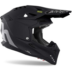 Airoh Aviator 3 cross hjelm ECE 22.06 Carbon letvægts med action cam støtte