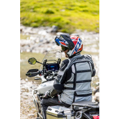 Schuberth flip-up hjelm E1 Enduro fiberglas hjelm med solskærm og pinlock
