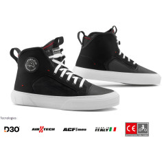 Falco Starboy 4 motorcykelsko CE Air-Tech-foring Neopren-indgang D3O-beskyttere