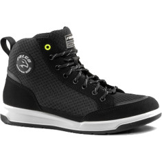 Falco motorcykelsko AIRFORCE sneaker læder reflekterende lys CE med D3O beskyttere