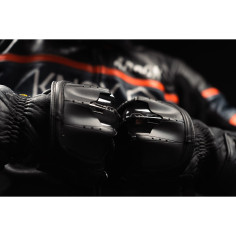 Knox Handroid MK5 motorcykelhandsker med lang manchet fuld manchet BOA-lukning læder CE-beskyttere