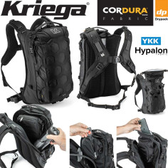 Kriega rygsæk TRAIL 18 Cordura Air-Mesh vandtæt refleks med hoftebælte