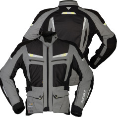 Modeka 3in1 motorcykeljakke AFT AIR med ekstrem god ventilation Sympatex membran og SAS-TEC beskyttere inklusive quiltet jakke