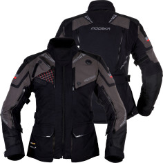 Modeka motorcykeljakke PANAMERICANA II 2 LADY til kvinder med Sympatex Cordura CE AA SAS-TEC beskyttere