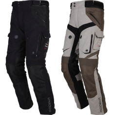 Modeka motorcykelbukser PANAMERICANA II 2 Sympatex Aramid CE AA Cordura med SAS-Tec-beskyttere