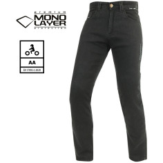 Trilobite Omnia motorcykeljeans til mænd i et lag CE AA med Tri-Stretcher Pro 2.0 Denim med beskyttere