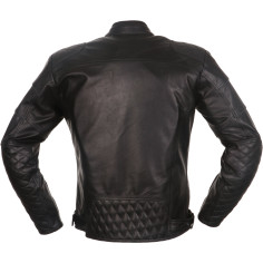 Modeka motorcykel læderjakke RUVEN slim-fit urban look let og smidig med beskyttere