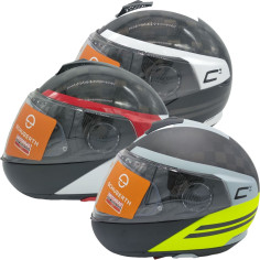 Schuberth flip-up hjelm C4 Pro Carbon SPECIAL EDITION premium hjelm med solskærm og Max Vision 120 Pinlock