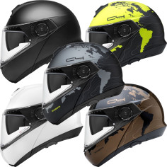 Schuberth flip-up hjelm C4 PRO WOMEN til kvinder med Max Vision Pinlock 120 og solskærm