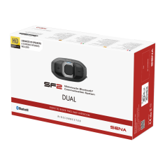 Sena Headset SF2 HD motorcykelkommunikation Bluetooth 5.1 2-vejs intercom med HD-højttaler