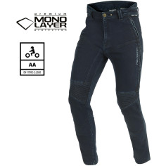 Trilobite CORSEE monolayer motorcykeljeans CE AA med Tri-Stretcher Pro 2.0 denim og beskyttere