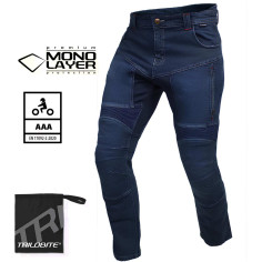 Trilobite Parado MONOLAYER motorcykeljeans til mænd CE AAA Slim-Fit Tri-Stretcher Pro 5.0 med beskyttere