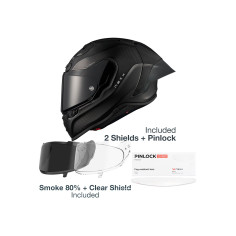 Nexx X.R3R Sport full-face hjelm X-Pro Carbon med 2 visirer og Pinlock ECE 22.06