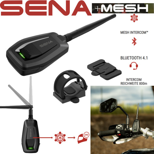 Sena Adapter +MESH til eftermontering af mesh intercom-teknologi