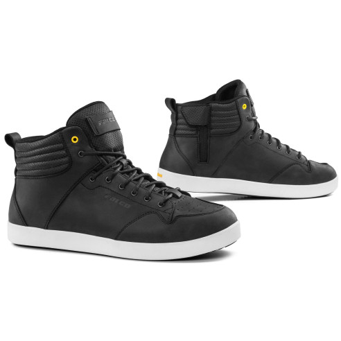 Falco motorcykelsko TENSHO lædersneaker vandtæt perforeret med CE