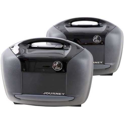 Hepco & Becker Journey 42 sidekassesæt 2 x 40 liter med sort panel
