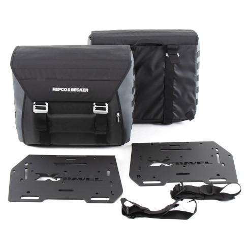 Hepco & Becker Xtravel Basic sidekuffertsæt 2x33 liter