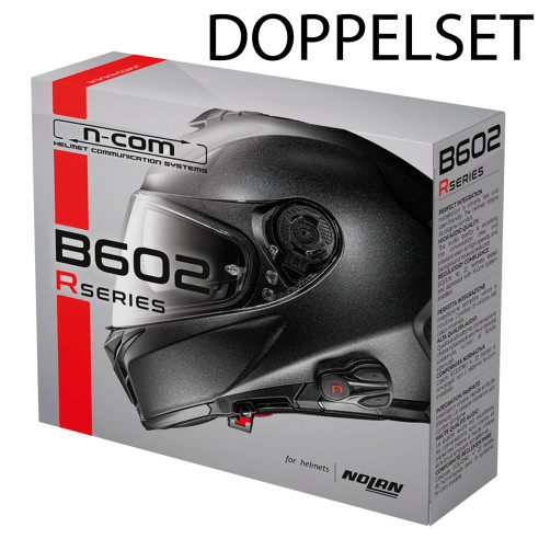 N-COM Headset B602 R til Nolan hjelme N100-5 N80-8 N70-2 HD Bluetooth Intercom