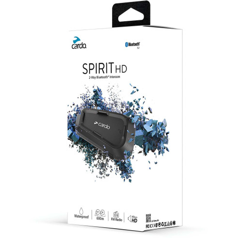 Cardo Spirit HD-headset med FM-radio og Bluetooth