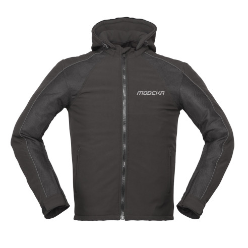 Modeka motorcykeljakke CHUCK AIR Softshell CE med beskyttere