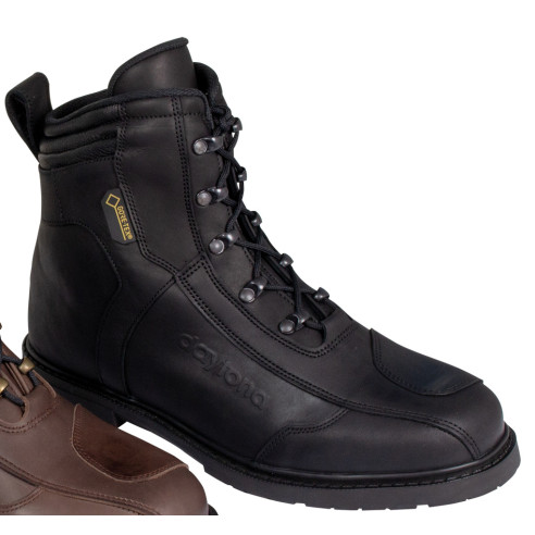 Daytona Gore-Tex motorcykelstøvler AC CLASSICS GTX retro korte akselstøvler med ankelbeskyttelse