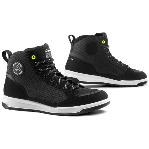 Falco motorcykelsko AIRFORCE sneaker læder reflekterende lys CE med D3O beskyttere