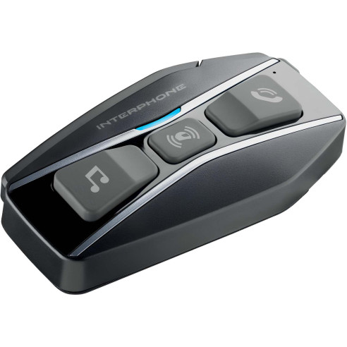 Interphone U-Com 16 motorcykelheadset Mesh 2.0 Bluetooth 40 mm HD-højttaler