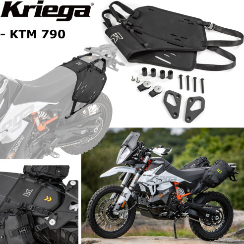 Kriega OS-Base monteringssystem til OS tasker på KTM 790 motorcyklen