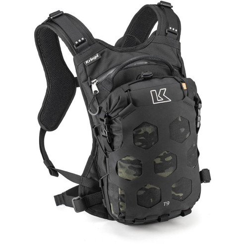 Kriega Trail 9 Adventure-rygsæk til motorcykel 9 liter ergonomisk med QuadLoc-Lite