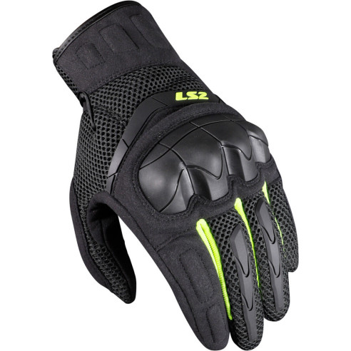 LS2 KUBRA MAN motorcykelhandsker CE 3D mesh forbøjet velcro