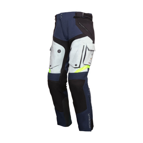 Modeka motorcykelbukser PANAMERICANA II 2 Sympatex Aramid CE AA Cordura med SAS-Tec-beskyttere