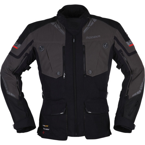 Modeka motorcykeljakke PANAMERICANA II 2 Sympatex Cordura Tactel CE AA med SAS-TEC fulde beskyttere