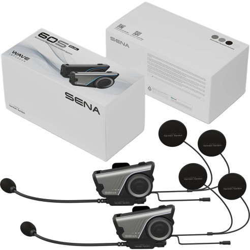 Sena 60S motorcykelheadset Mesh 3.0 dual-core CPU Harman Kardon AI-teknologi IPX7