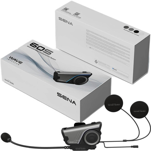 Sena 60S motorcykelheadset Mesh 3.0 dual-core CPU Harman Kardon AI-teknologi IPX7