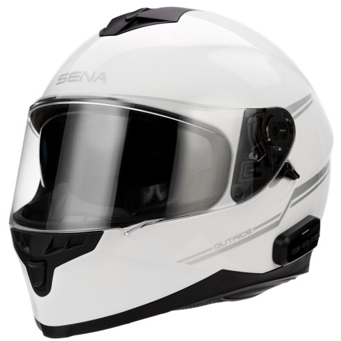Sena full-face hjelm OUTRIDE med integreret Bluetooth 5 headset og solskærm
