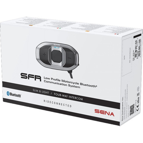 Sena headset SFR enkelt sæt Bluetooth 5.1 deling fire-vejs intercom 1.2 km
