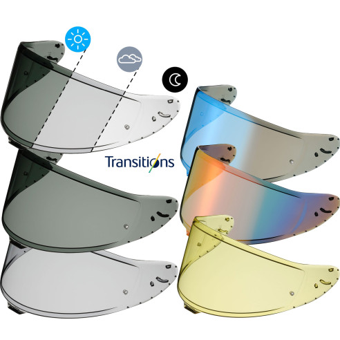 Shoei visir CWR-F2PN til hjelm NXR 2  / X-SPR Pro forberedt til Pinlock