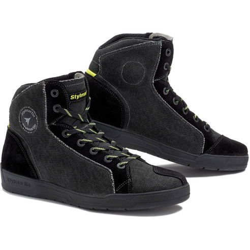 Stylmartin motorcykelsko SHADOW sneaker åndbar med air mesh foring og ankelbeskyttelse CE