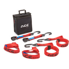 Acebikes Cam Buckle Pro 2-Pack spændestrop sæt kraftig krog motorcykel