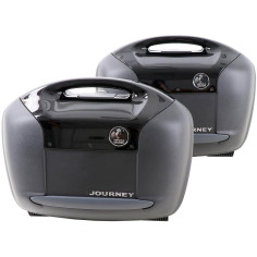 Hepco & Becker Journey 42 sidekassesæt 2 x 40 liter med sort panel