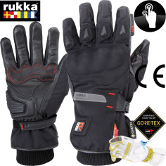 Rukka termiske motorcykelhandsker THERMOG+ med Gore-Tex Gore-Grip-teknologi og CE