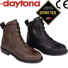 Daytona Gore-Tex motorcykelstøvler AC CLASSICS GTX retro korte akselstøvler med ankelbeskyttelse