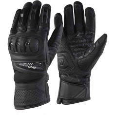 Modeka Air Ride 2 II motorcykelhandsker til damer CE læder perforeret mesh touch tip