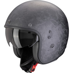 Scorpion pilot hjelm BELFAST EVO CARBON ekstrem let ECE 22.06 med solskærm