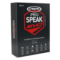 Caberg Headset PRO SPEAK EVO enkelt sæt Bluetooth 5.0 til Levo Duke Tourmax Avalon Drift Riviera V4 X