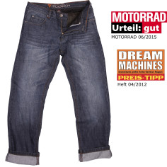 Modeka motorcykel jeans DENVER 2 II PRO afslappet pasform med aramid indre bukser og knæbeskyttere