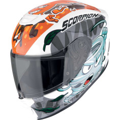 Scorpion EXO-JNR motorcykelhjelm til børn ECE 22.06 med AirFit-system og Pinlock