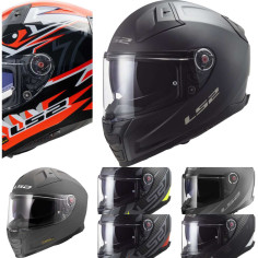 LS2 full-face hjelm FF811 VECTOR II 2 glasfiber med solskærm og Max Vision Pinlock ECE 22.06
